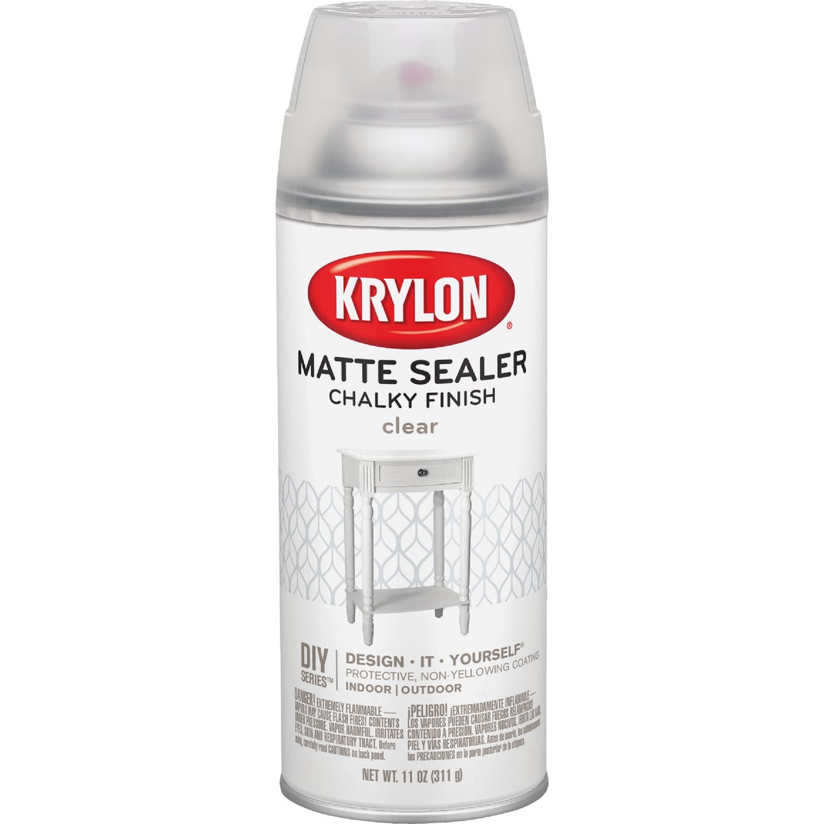 Krylon CHALKY FINISH 11 Oz. Chalk Spray Paint Sealer, Clear