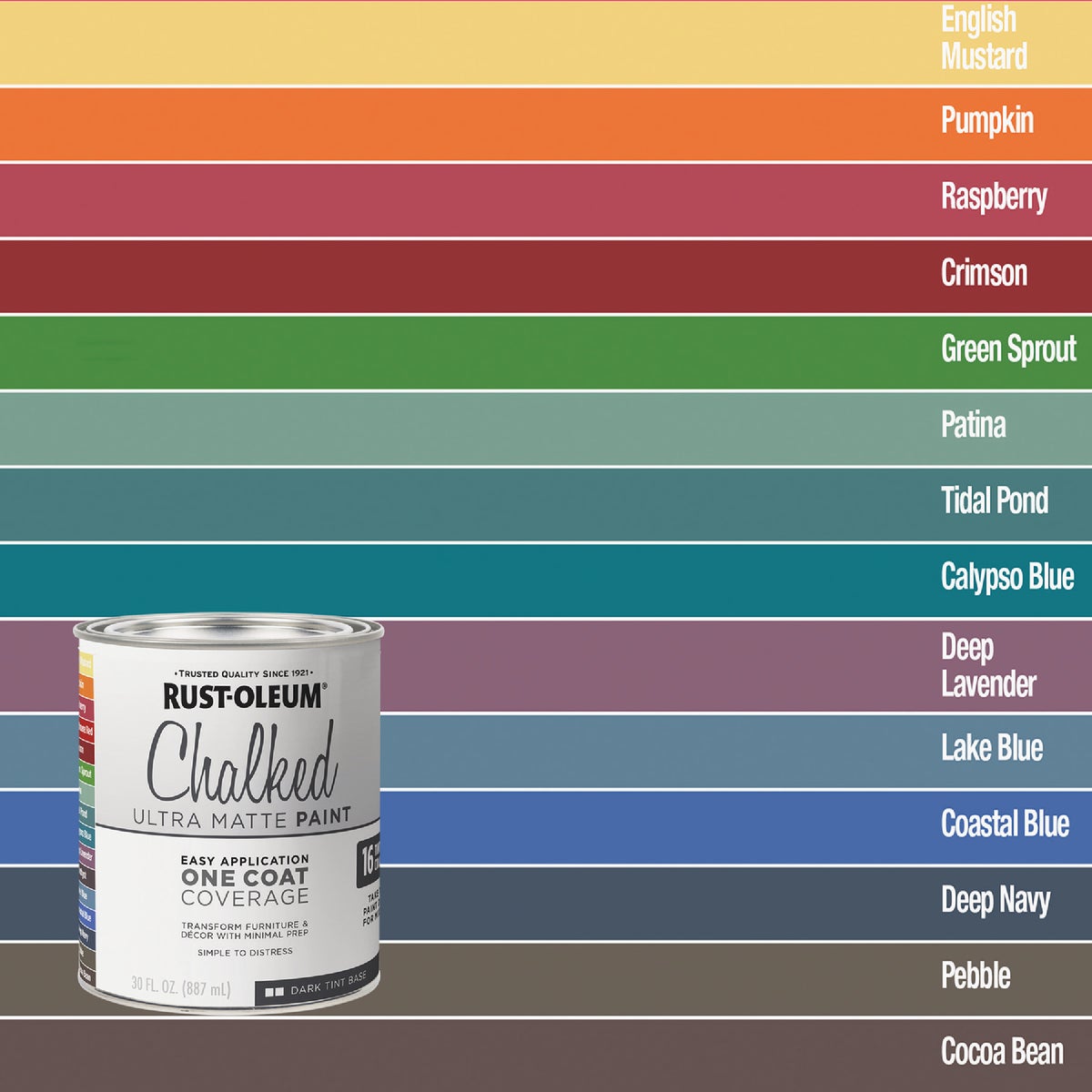 Rust-Oleum Chalked Dark Tint Ultra Matte 29 Oz. Chalk Paint