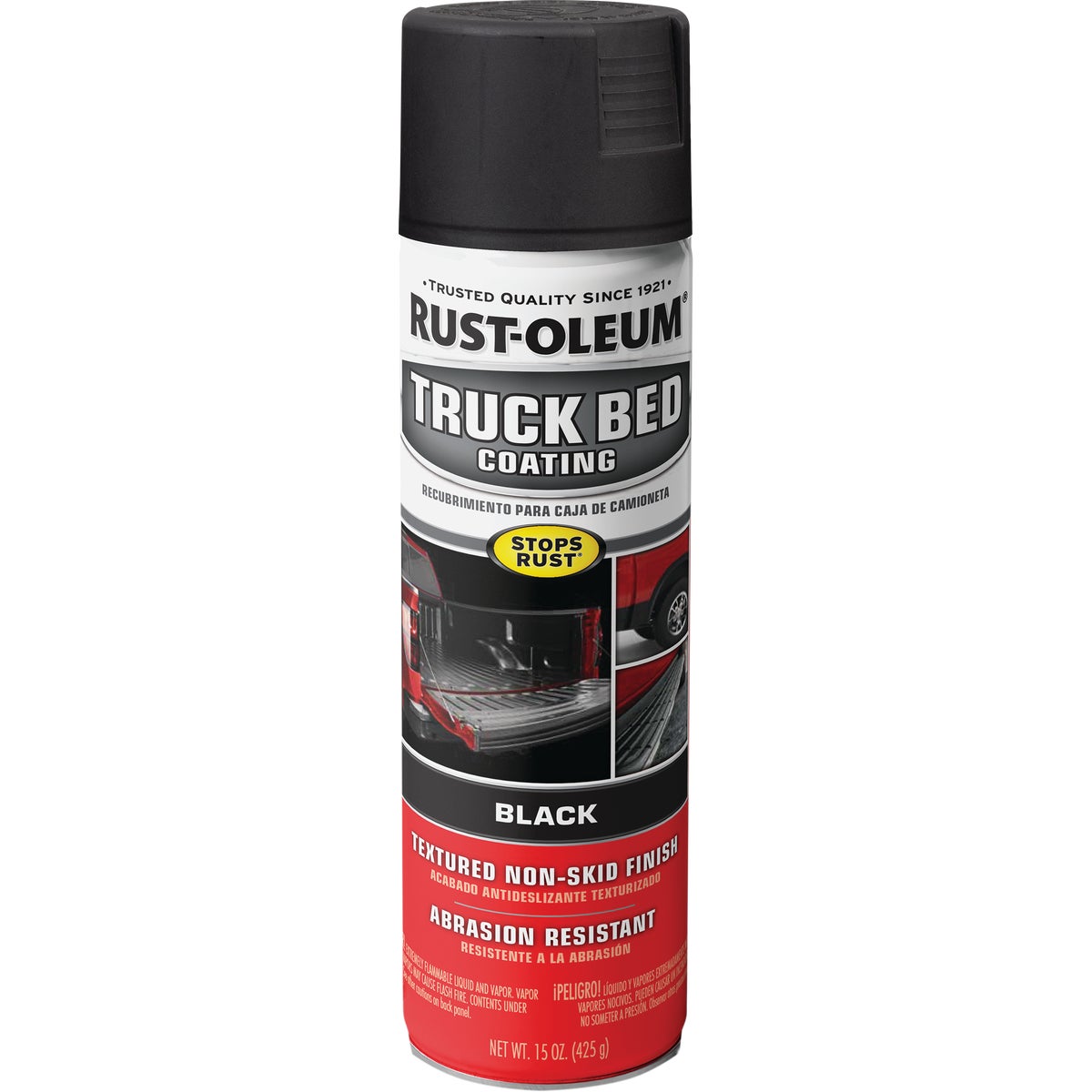 Rust-Oleum Stops Rust 15 Oz. Black Truck Bed Liner Spray