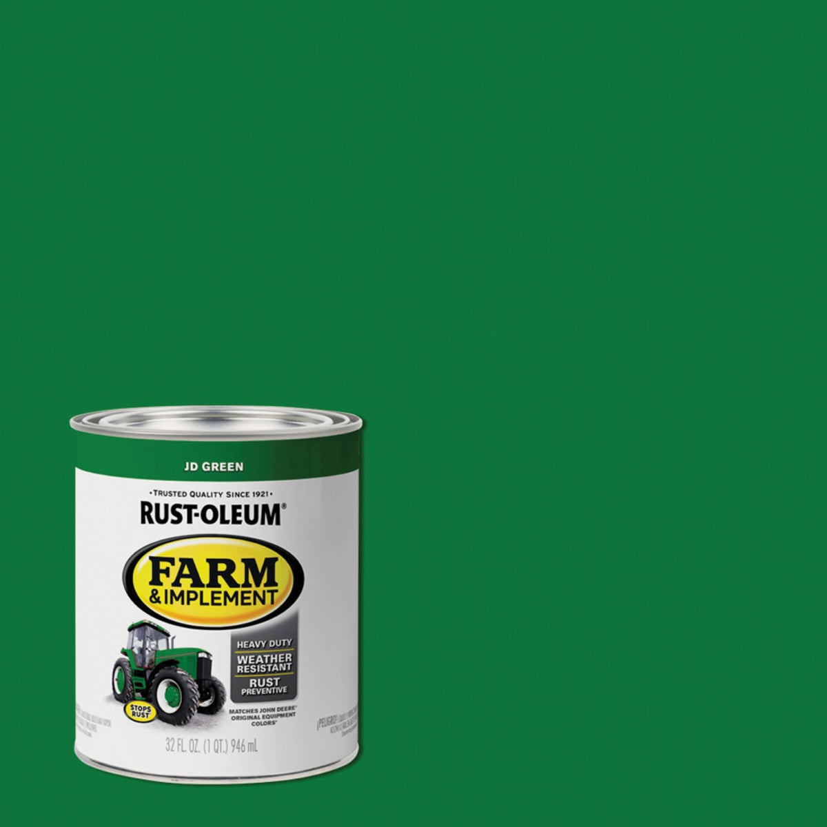 Rust-Oleum 1 Quart JD Green Gloss Farm & Implement Enamel