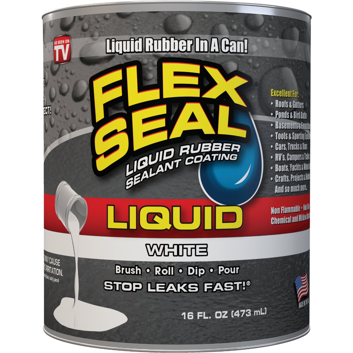 PINT WHT FLEXSEAL LIQUID