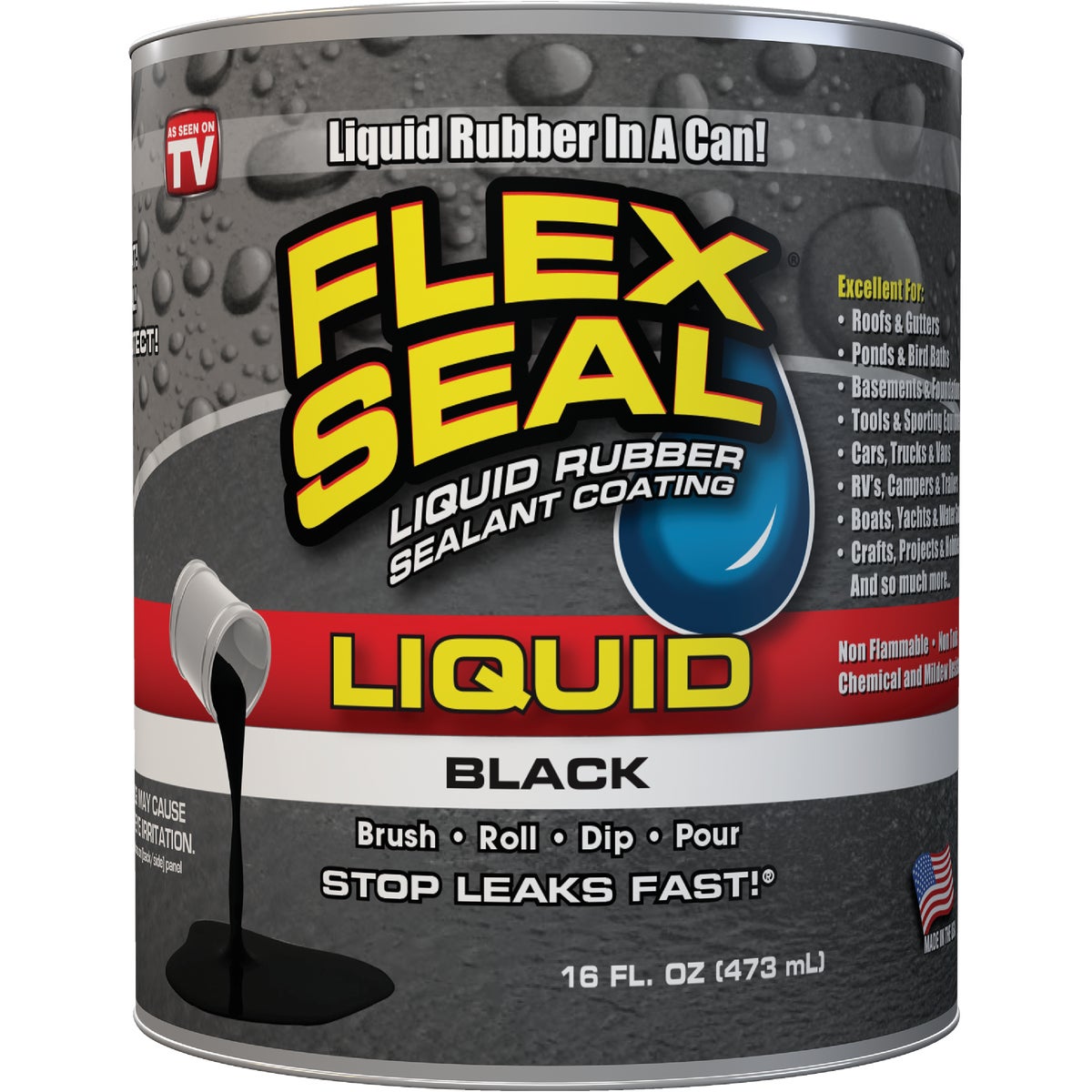 PINT BLK FLEXSEAL LIQUID