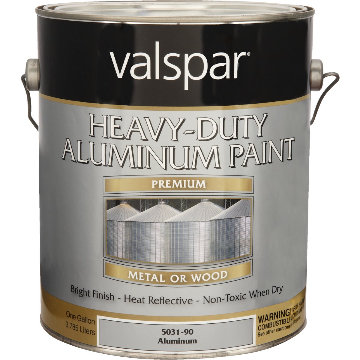 Valspar Gallon Aluminum HD Resin Finish Aluminum Paint