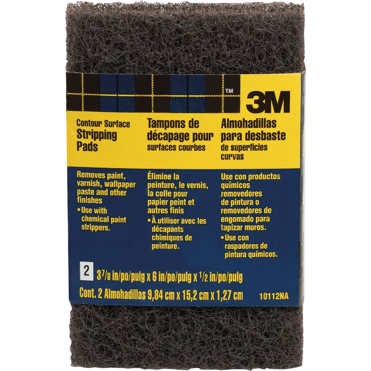 3M 3-7/8 In. x 6 In. Heavy-Duty Paint Stripping Pad (2-Pack)