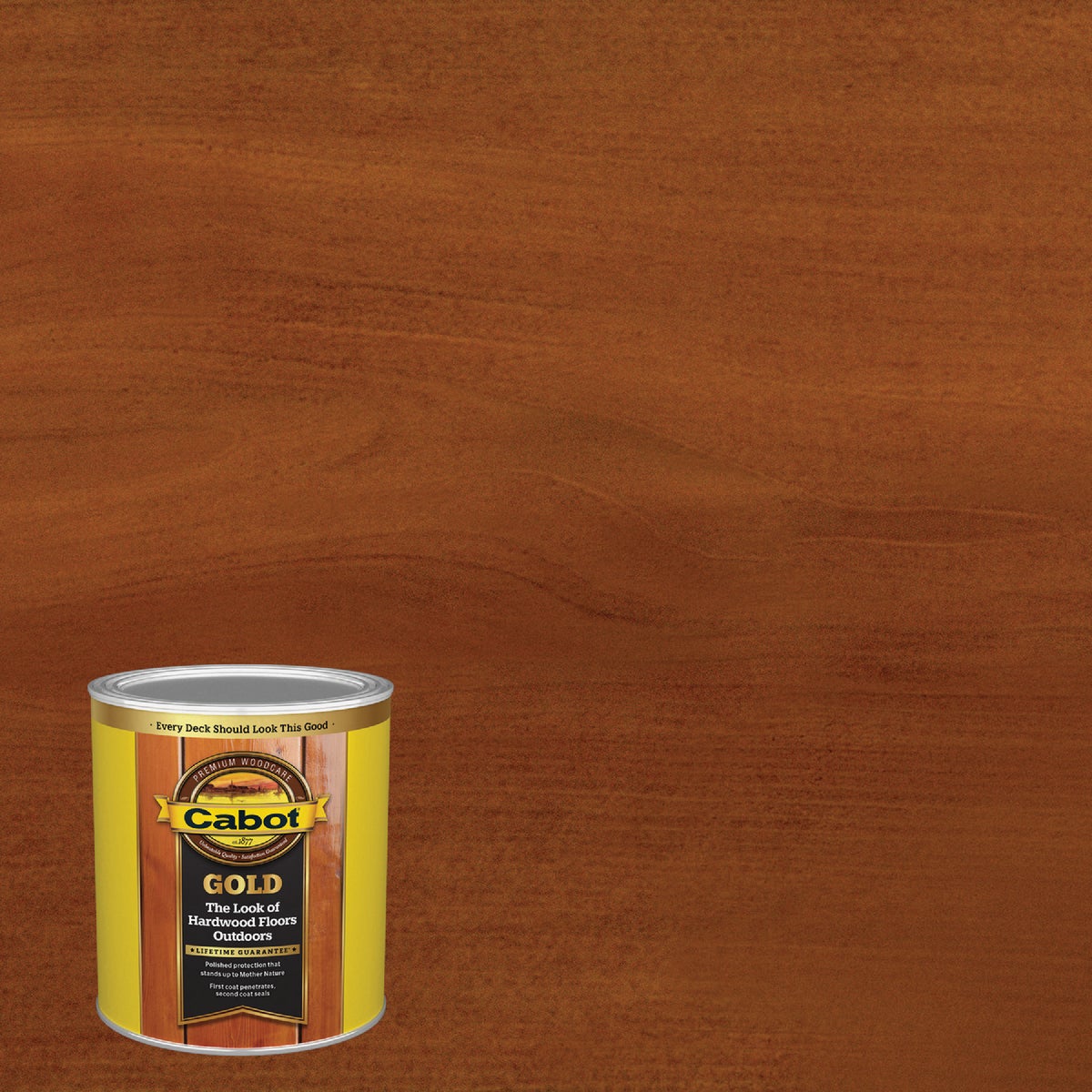 Cabot Gold Exterior Stain, Sunlit Walnut, 1 Qt.