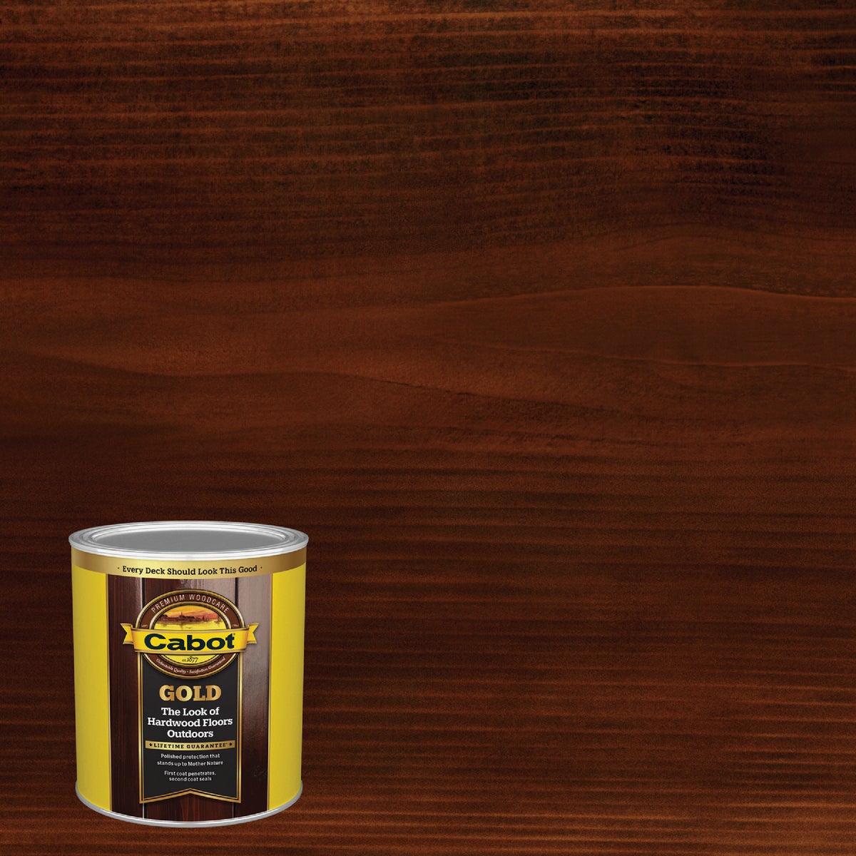 Cabot Gold Exterior Stain, Moonlit Mahagany, 1 Qt.