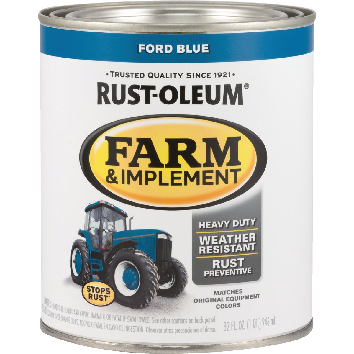 Rust-Oleum 1 Quart Ford Blue Gloss Farm & Implement Enamel