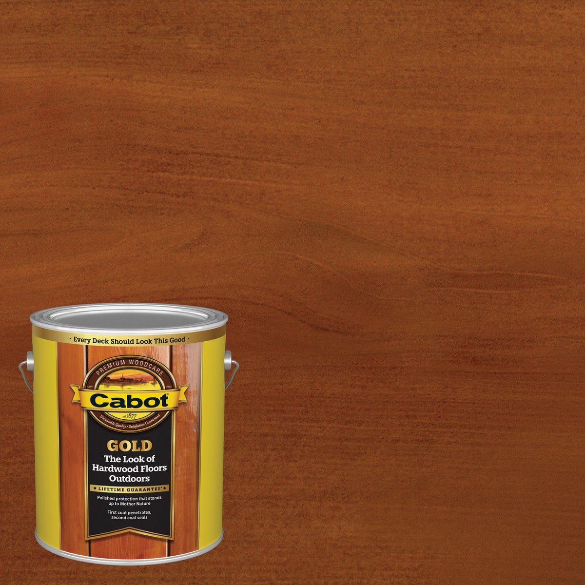 Cabot Gold Exterior Stain, Sunlit Walnut, 1 Gal.