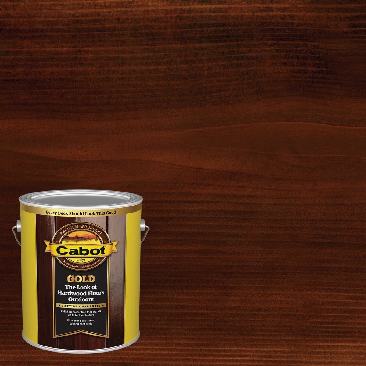 Cabot Gold Exterior Stain, Moonlit Mahagany, 1 Gal.