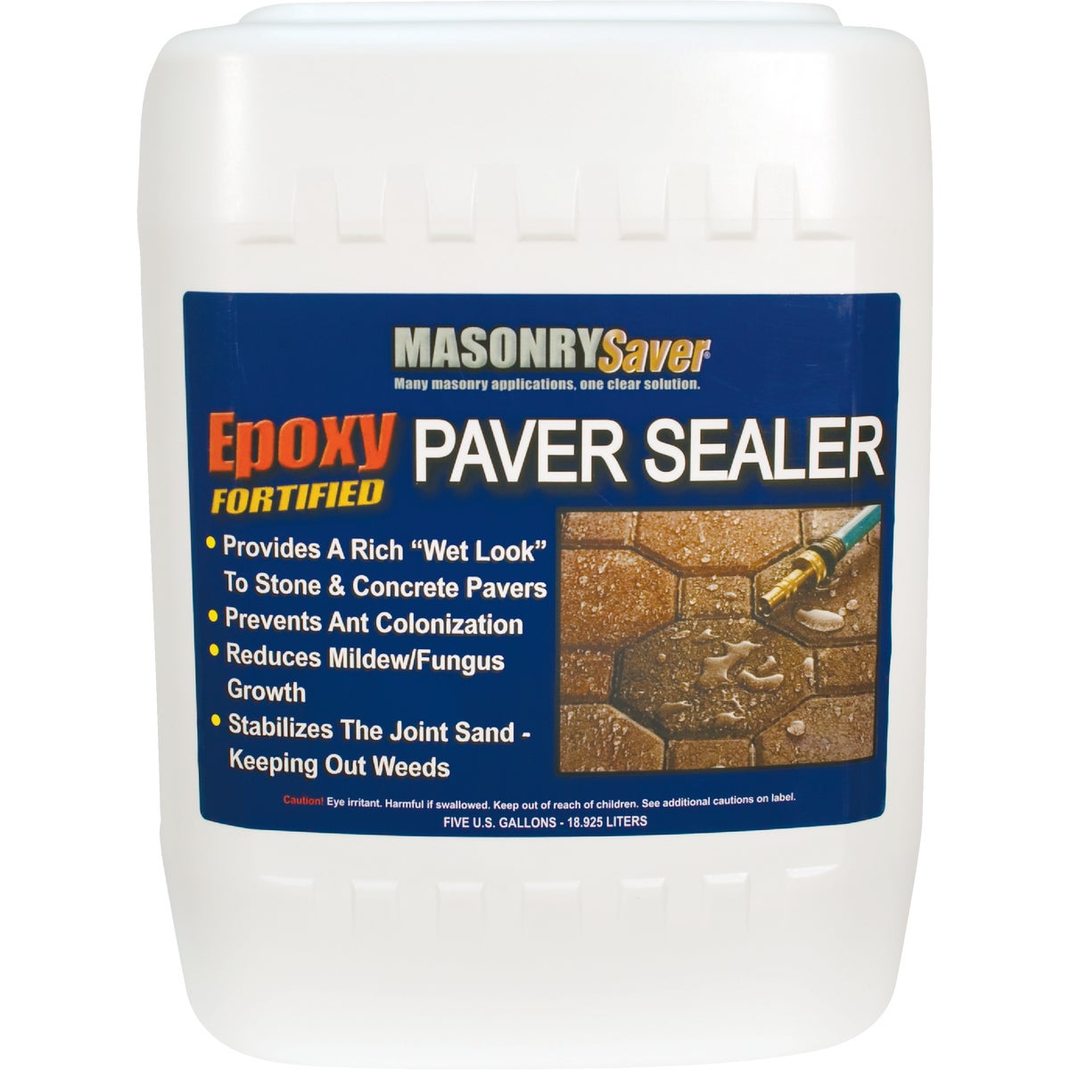 MasonrySaver Low Gloss Paver Sealer, 5 Gal.