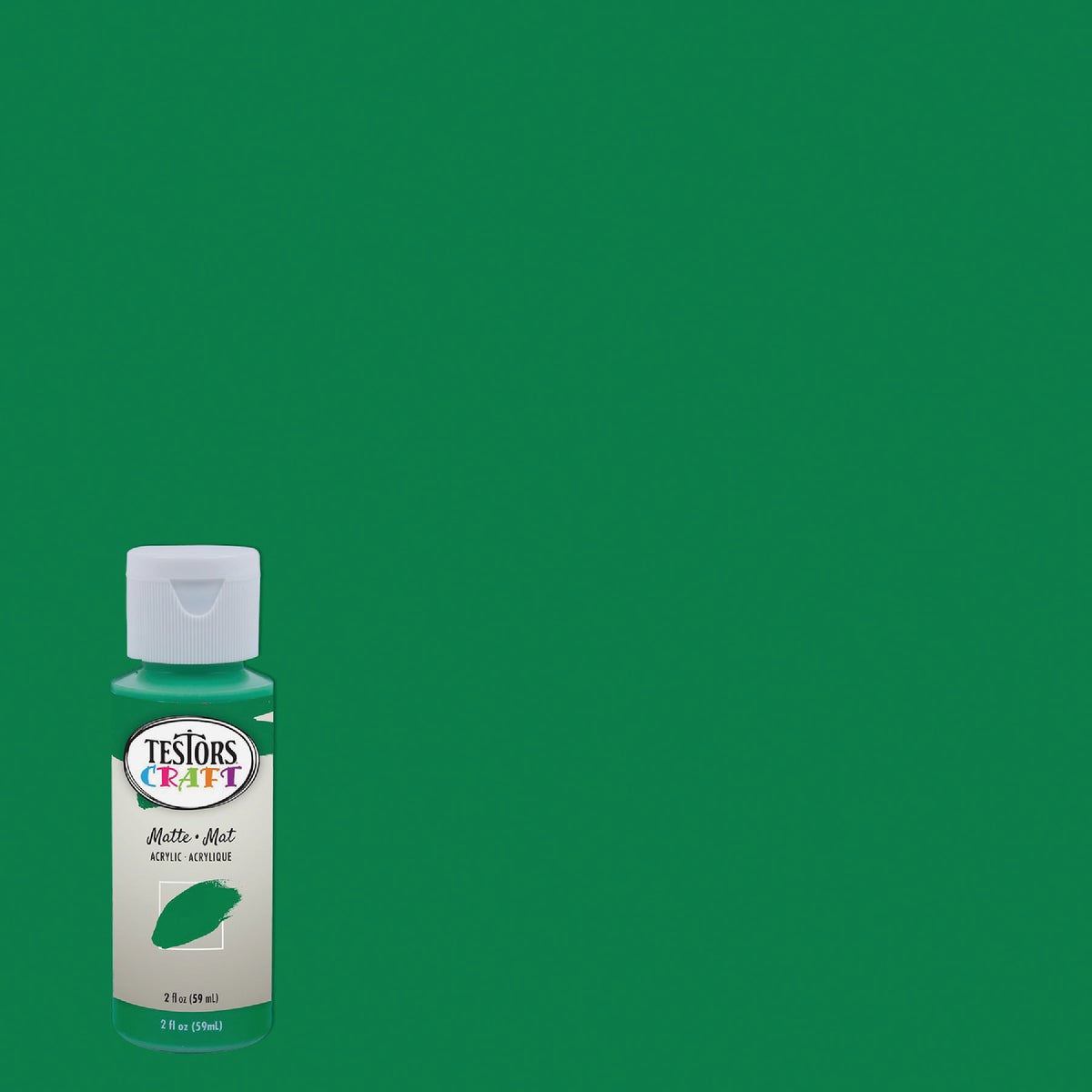 2OZ CRAFT GREEN PAINT