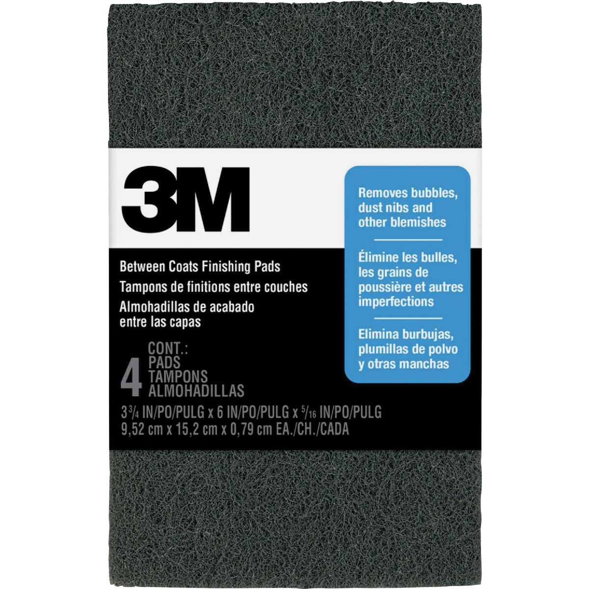 3M 3-7/8 In. x 6 In. Finishing Pad (2-Pack)
