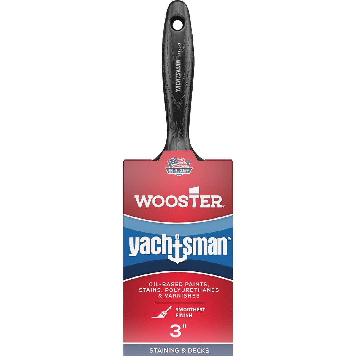 3″ FLAT YACHTSMAN BRUSH