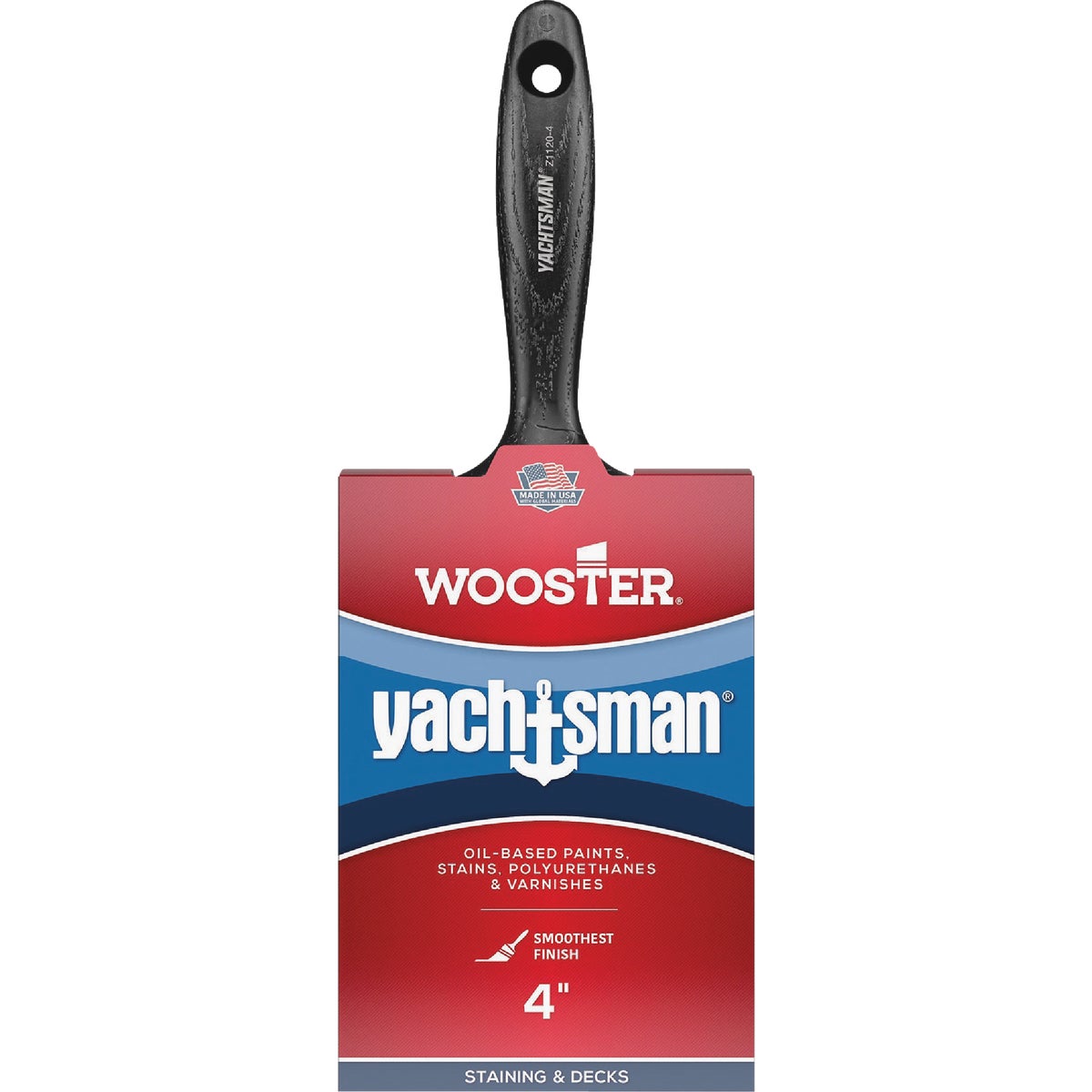 4″ FLAT YACHTSMAN BRUSH