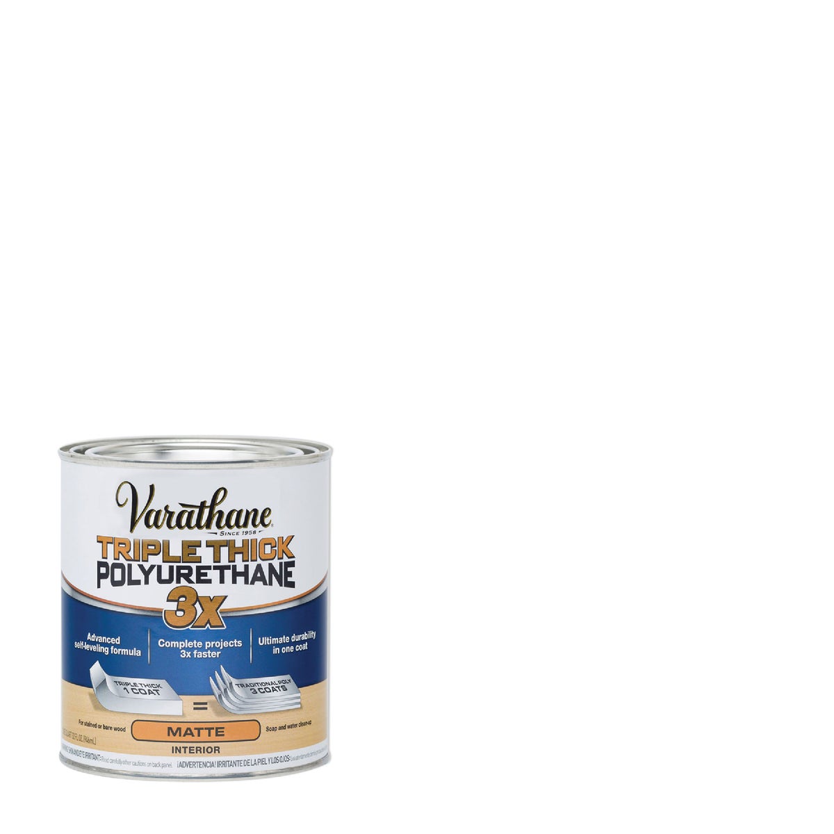 Varathane Matte Triple Thick Interior Polyurethane, 1 Qt.