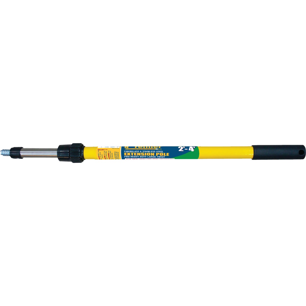 Premier 2 Ft. To 4 Ft. Telescoping Fiberglass & Stainless Steel External Twist Extension Pole