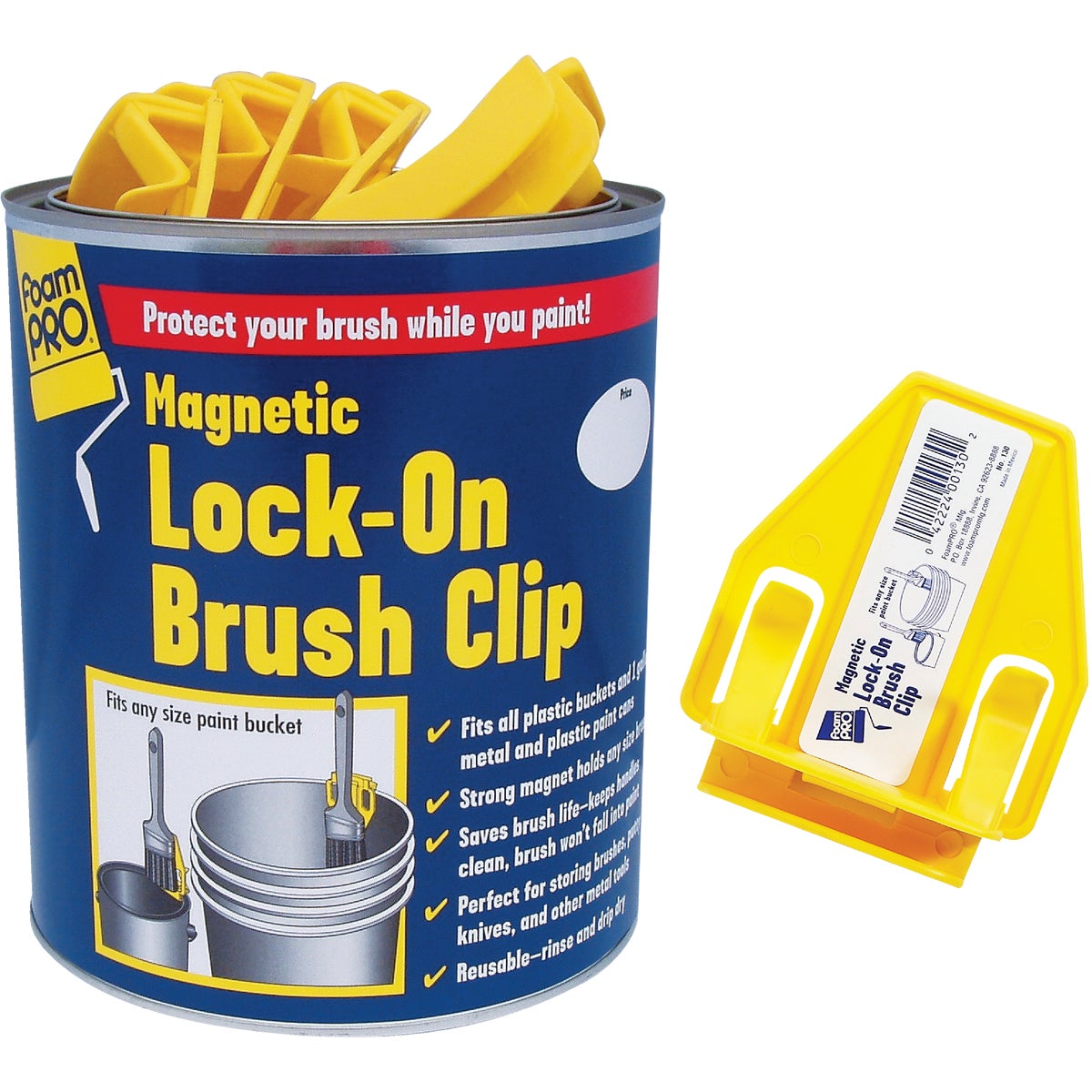 MAGNETIC BRUSH CLIP