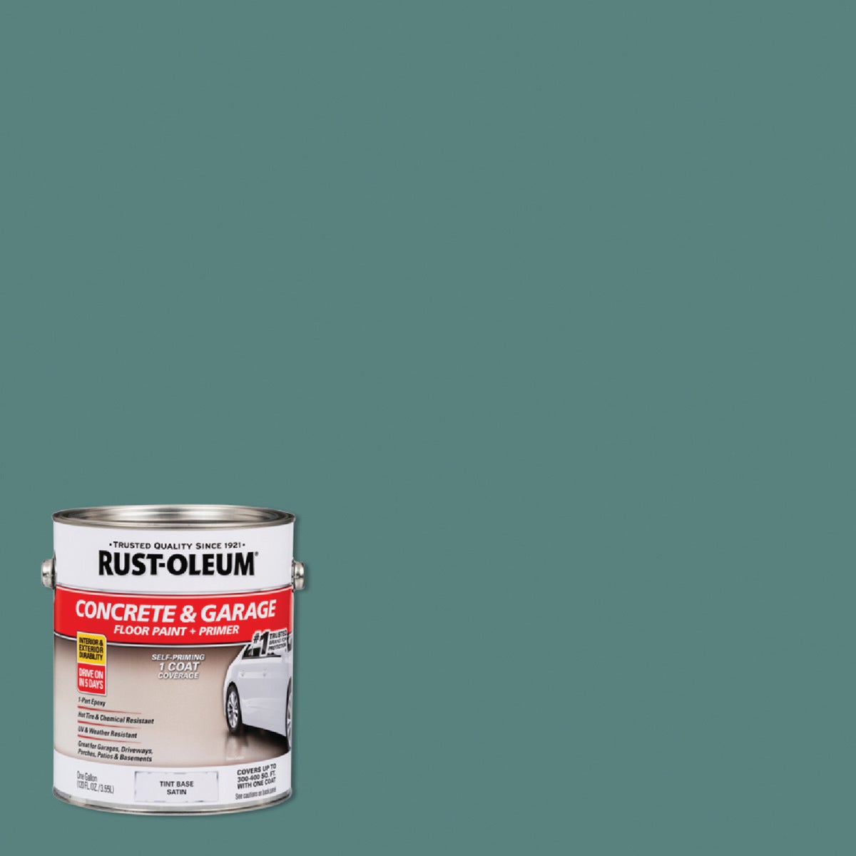 Rust-Oleum Concrete & Garage Floor Paint & Primer, 1 Gal., Tint Base