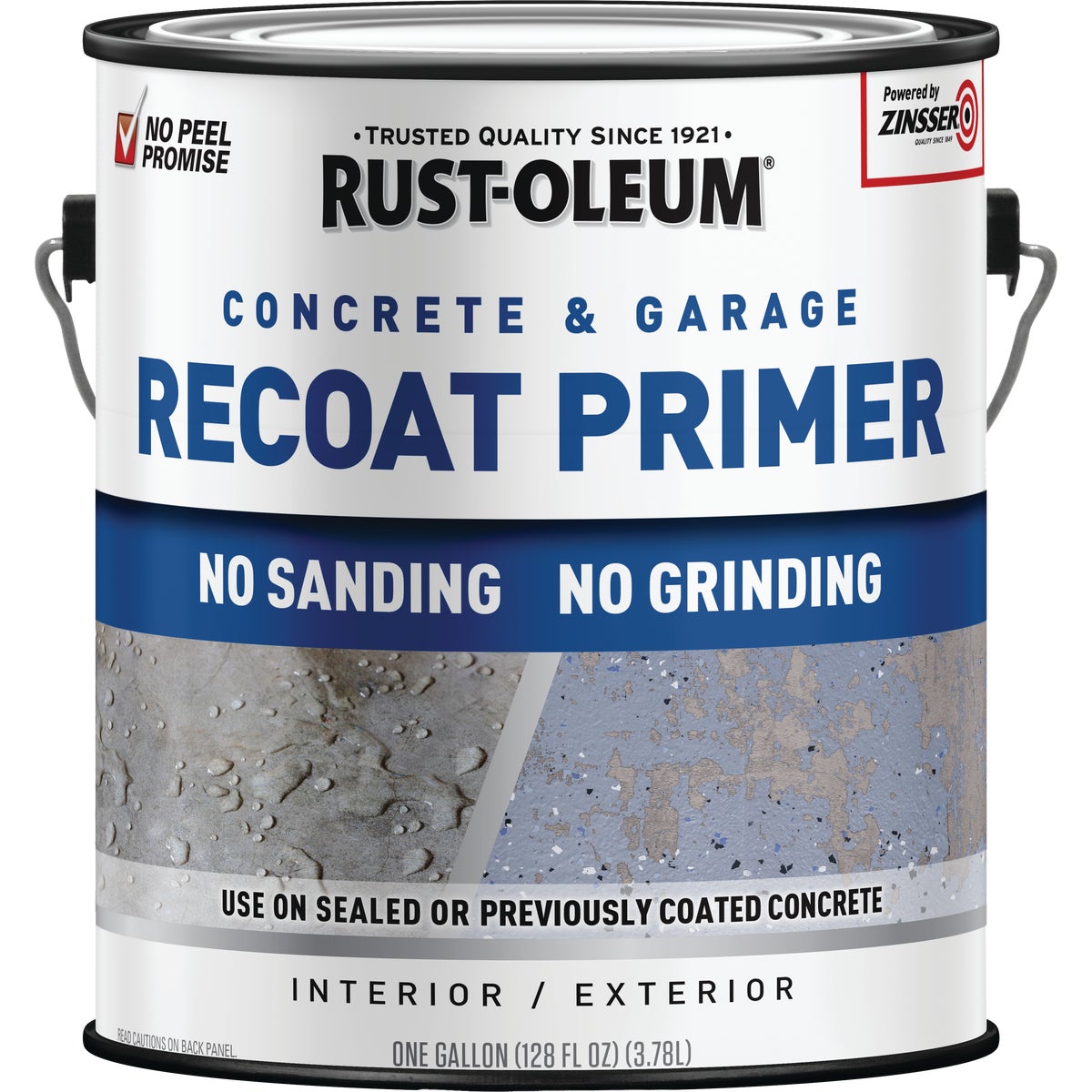 Rust-Oleum Garage & Concrete Recoat Floor Primer, Semi-Transparent Gray, Gal