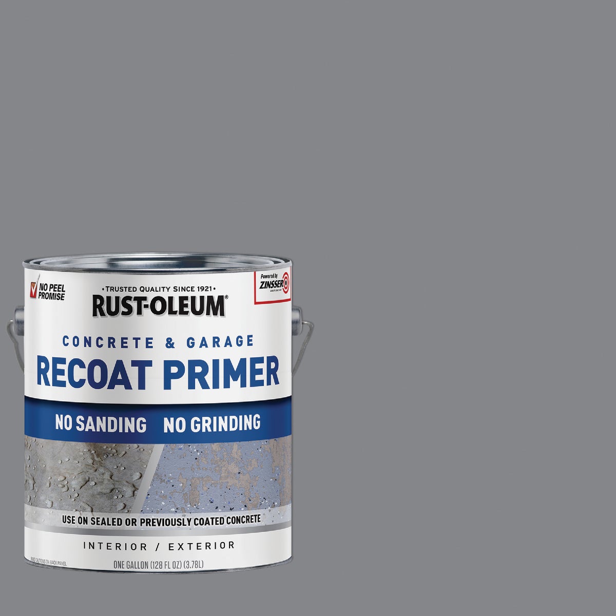 Rust-Oleum Garage & Concrete Recoat Floor Primer, Semi-Transparent Gray, Gal