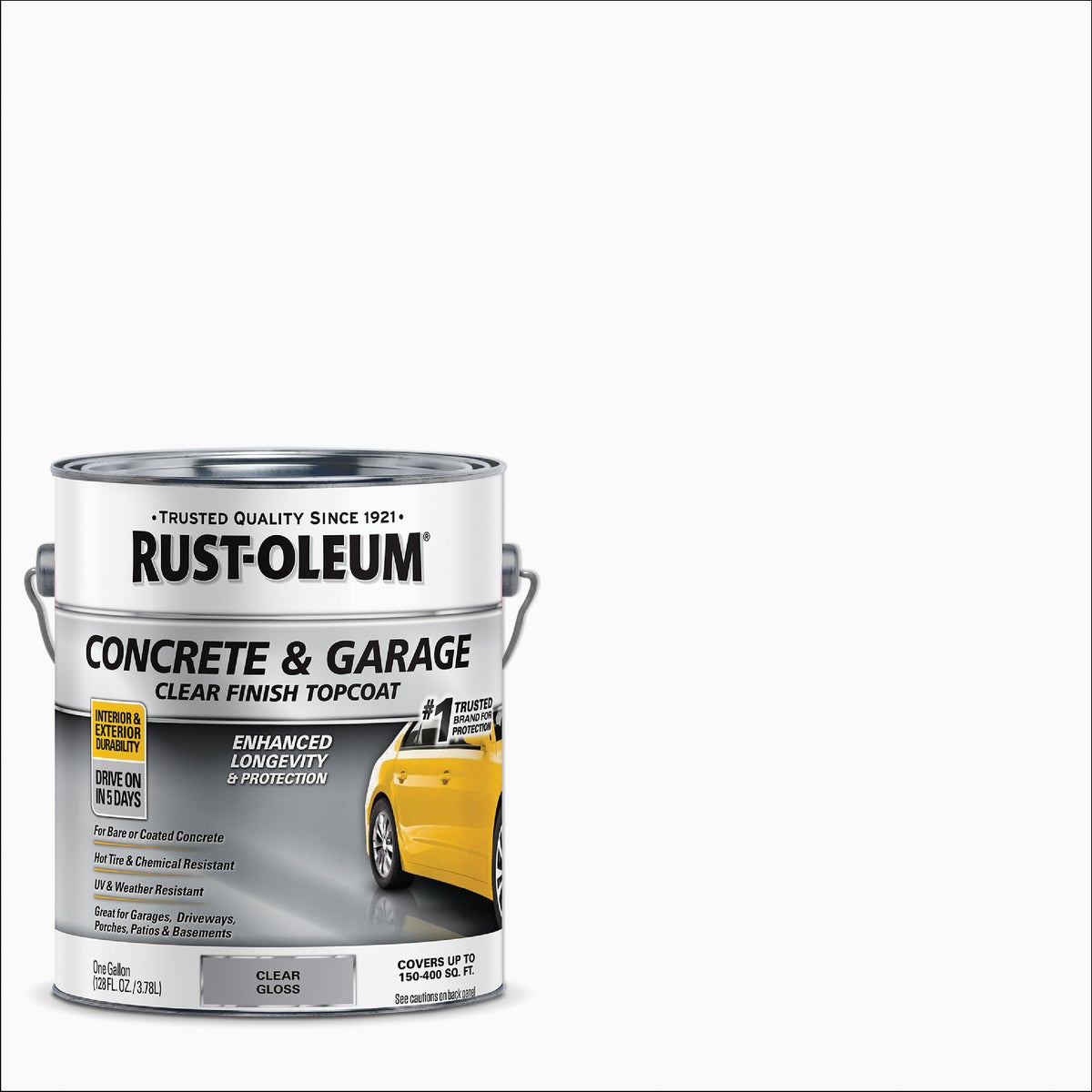 Rust-Oleum Clear Finish Topcoat Floor Coating, 1 Gal.