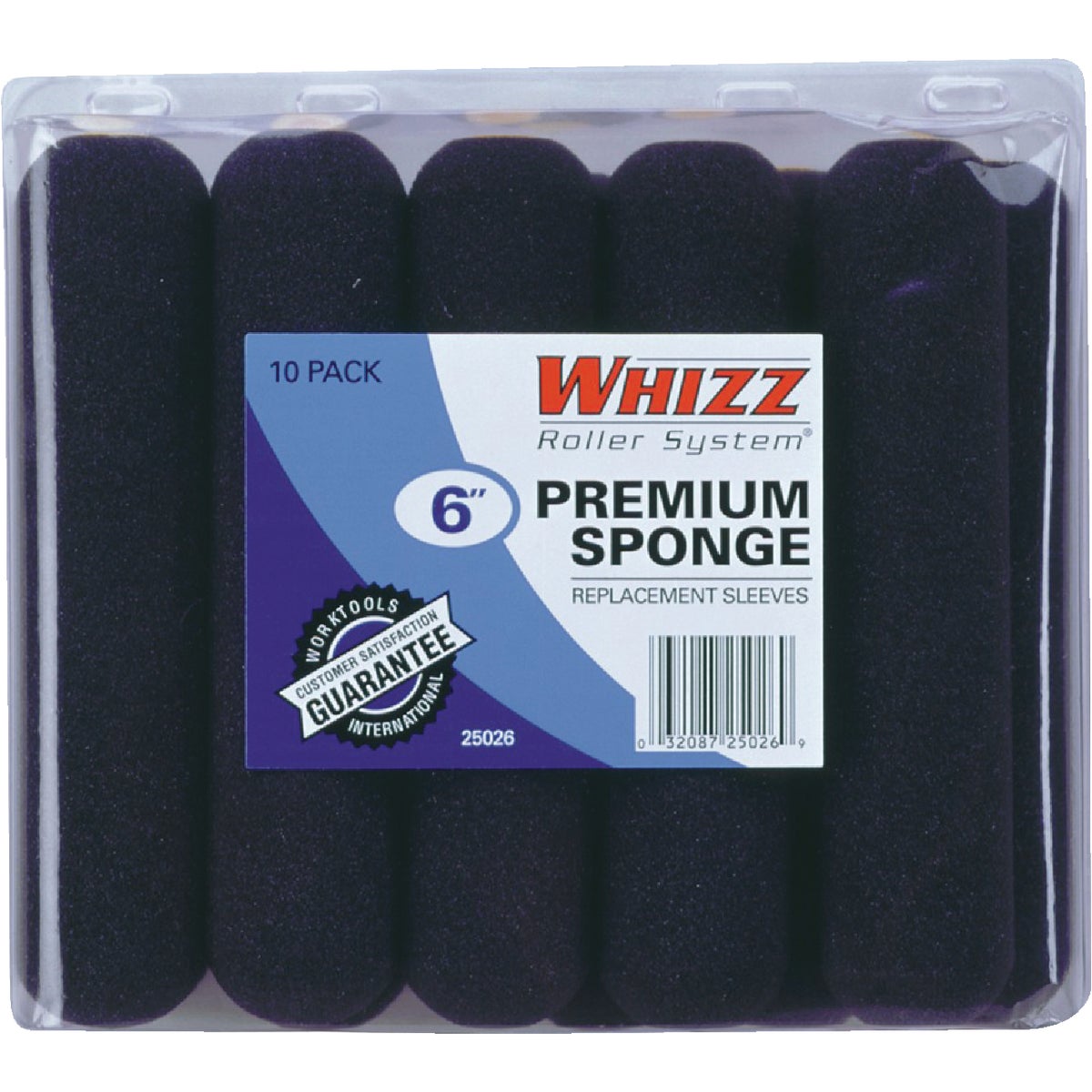 10PK 6″ BLACK FOAM COVER