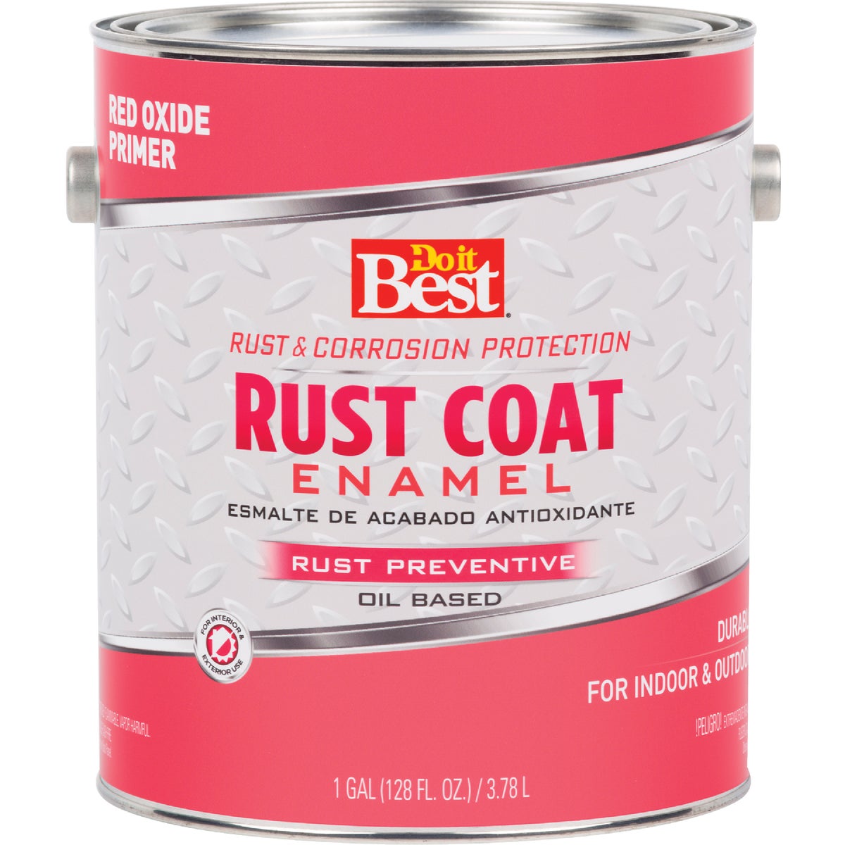 Do it Best Rust Coat Enamel Primer, Red Oxide, 1 Gal.