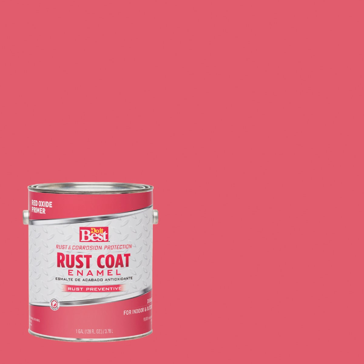 Do it Best Rust Coat Enamel Primer, Red Oxide, 1 Gal.