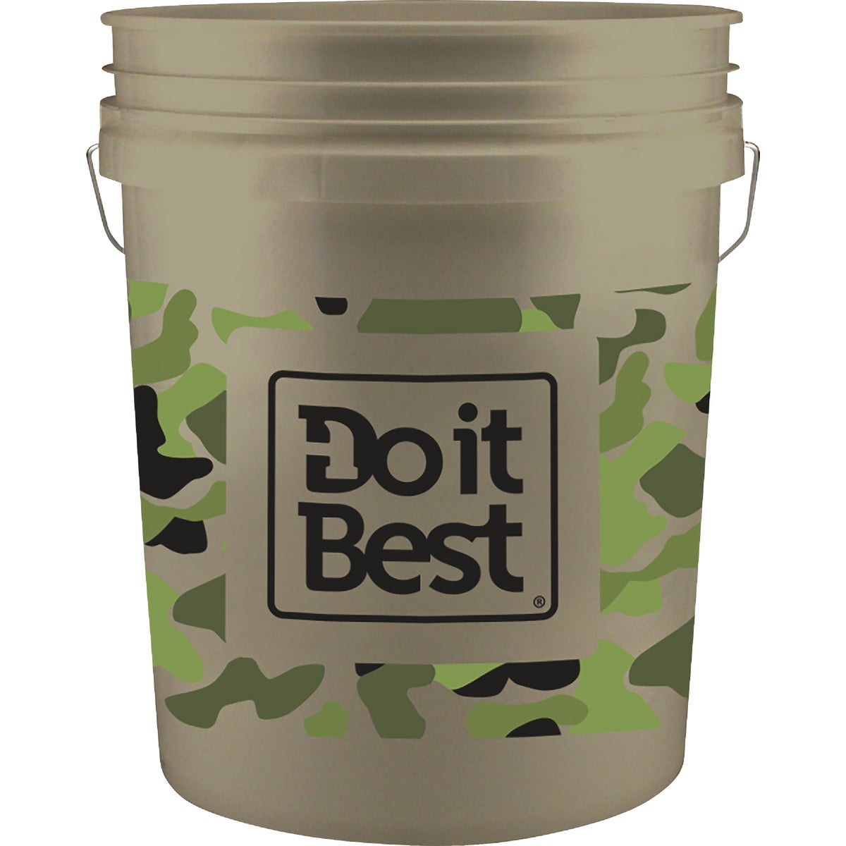 Do it Best 5 Gal. White Pail with Camo Logo