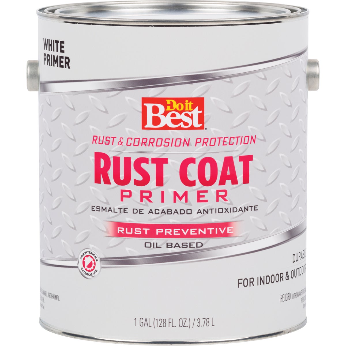 Do it Best Rust Coat Enamel Primer, White, 1 Gal.