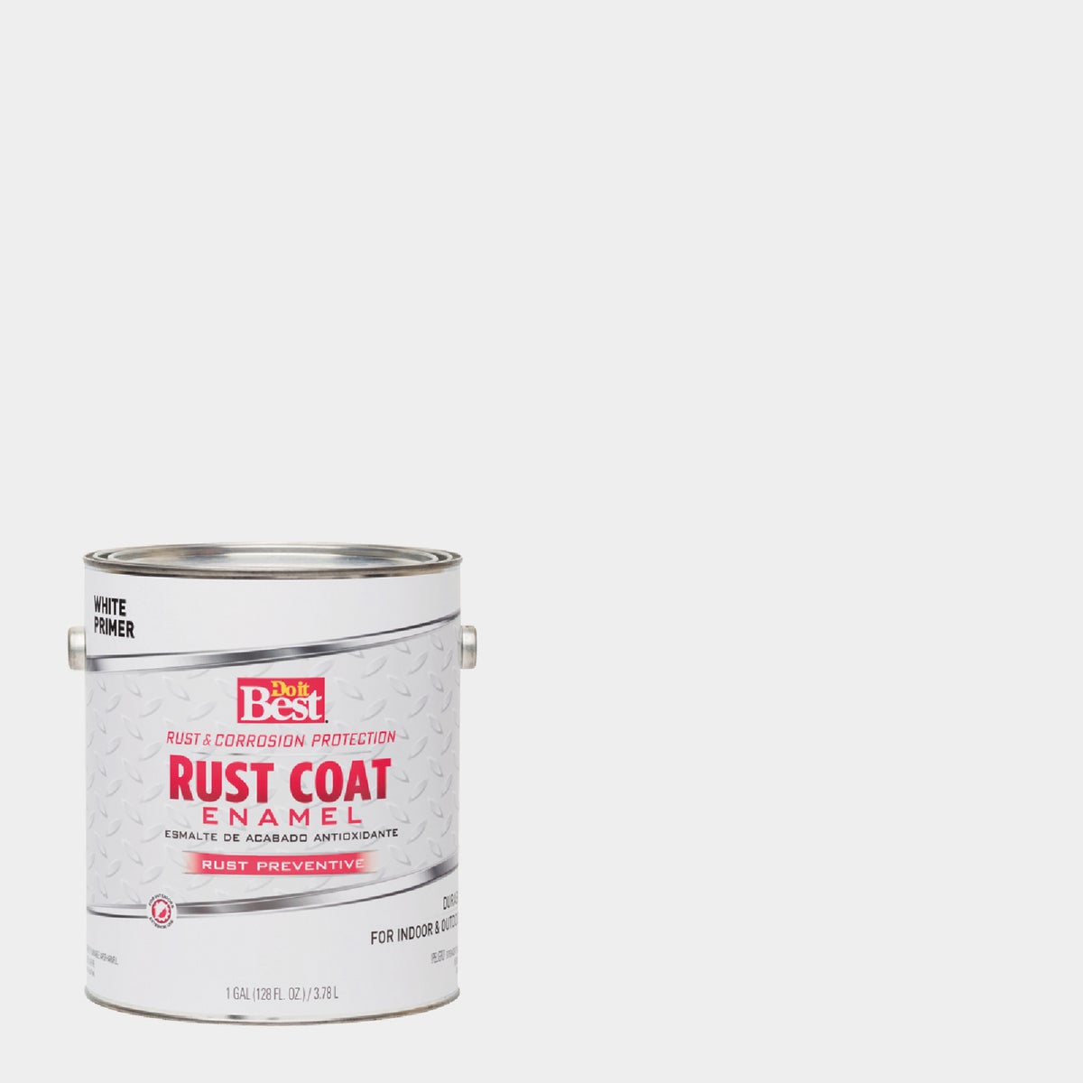 Do it Best Rust Coat Enamel Primer, White, 1 Gal.