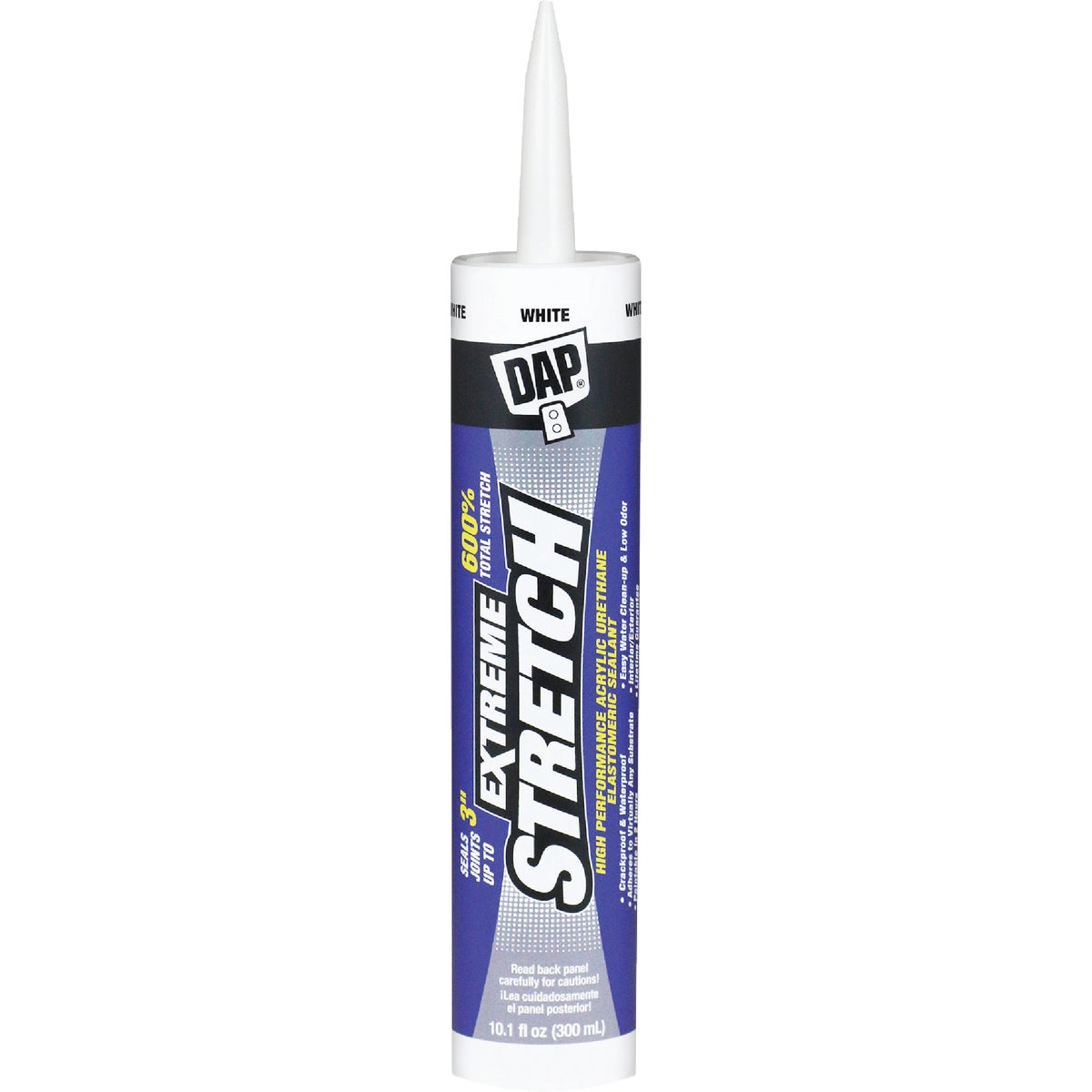 Dap Extreme Stretch 10.1 Oz. White Acrylic Urethane Premium Elastomeric Sealant