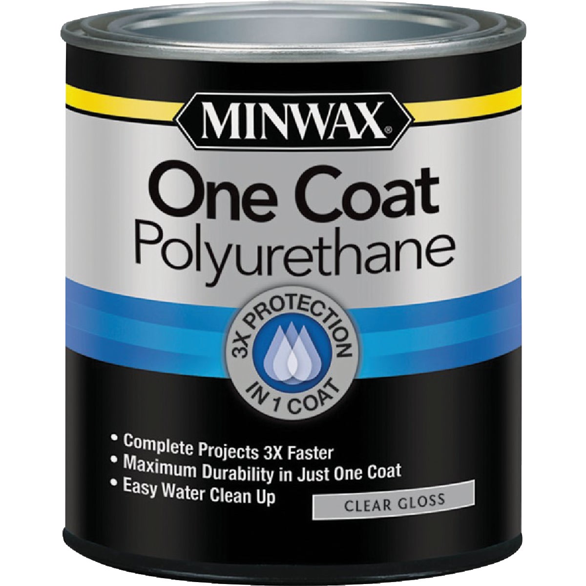 Minwax One Coat 1 Qt. Gloss Interior Polyurethane