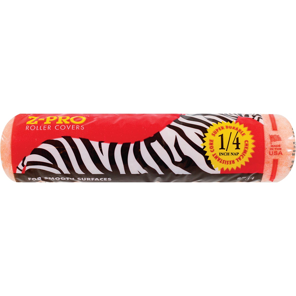 Premier Z-Pro Zebra 9 In. x 1/4 In. Knit Fabric Roller Cover