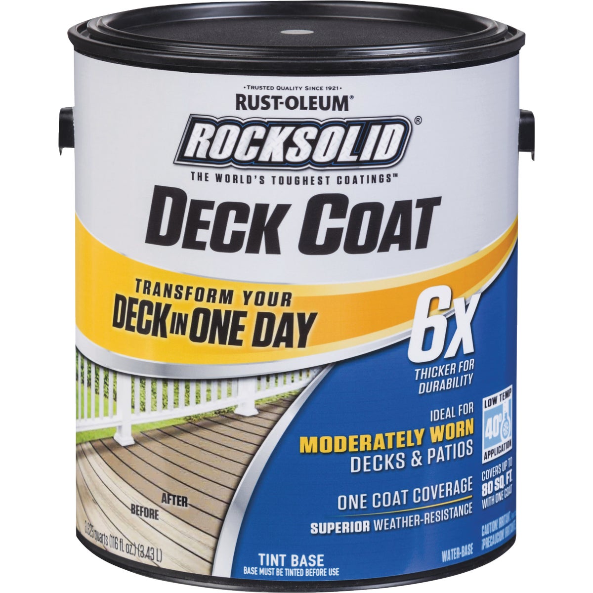 Rust-Oleum RockSolid Tint Base Deck Coat, 1 Gal. 