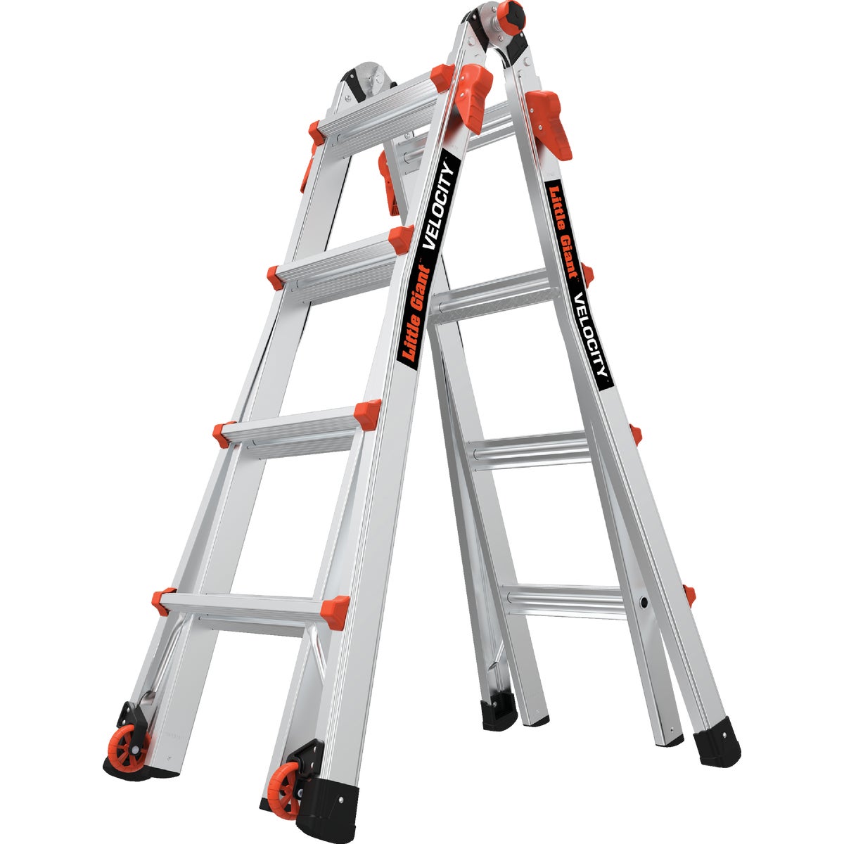 Little Giant Velocity 15 Ft. Aluminum Telescoping Ladder With 300 Lb. Load Capacity Type IA Duty Rating