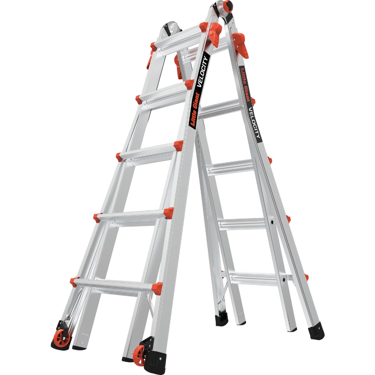 Little Giant Velocity 19 Ft. Aluminum Telescoping Ladder With 300 Lb. Load Capacity Type IA Duty Rating