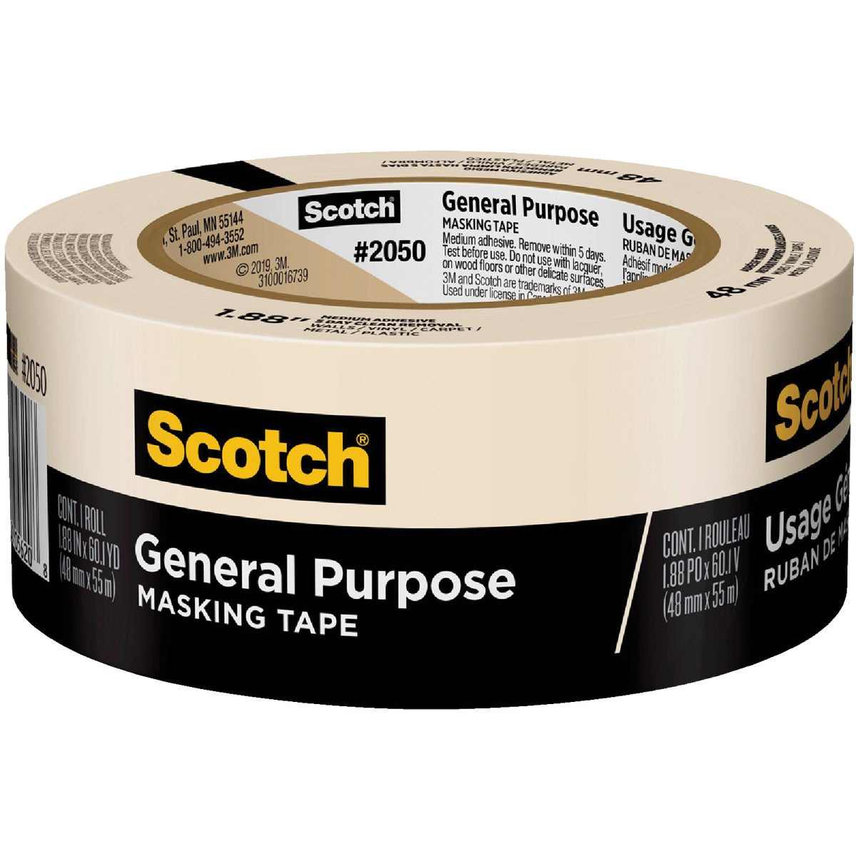 Scotch 1.88 x 60.1 Yd. General Purpose Painting Masking Tape