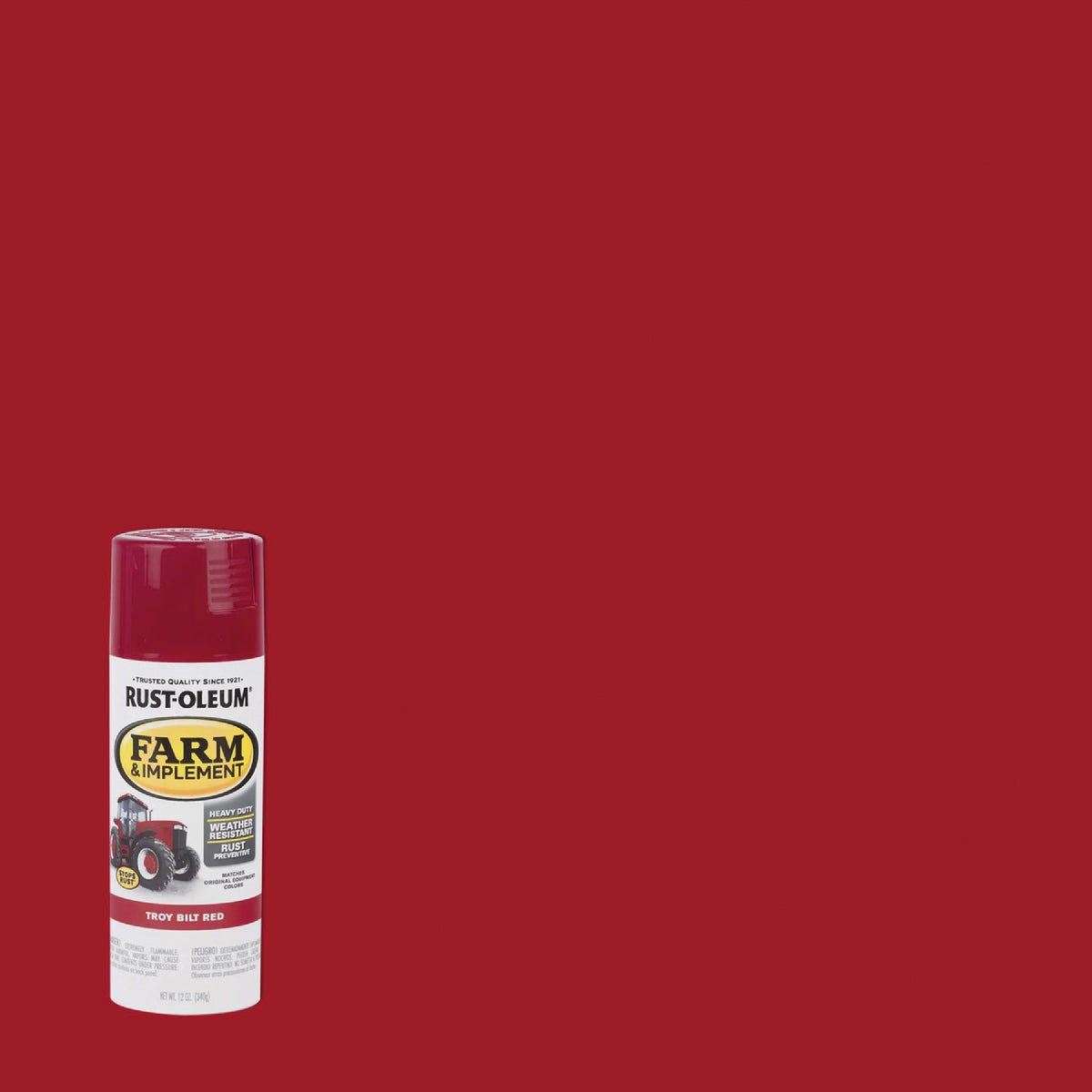 Rust-Oleum 12 Oz. Troy-Bilt Red Farm & Implement Spray Paint