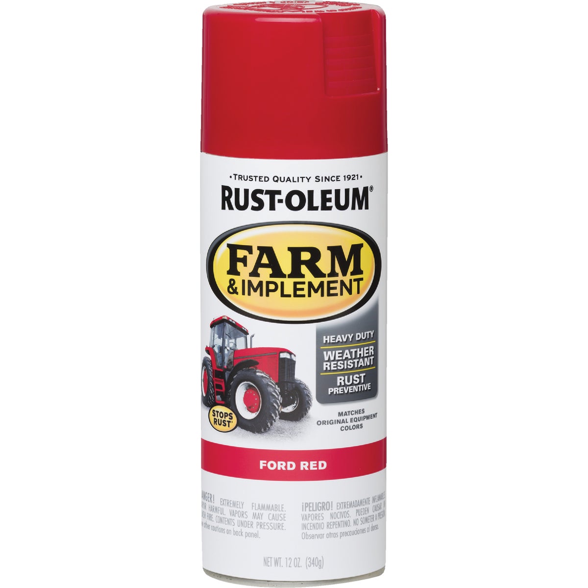 Rust-Oleum 12 Oz. Ford Red Farm & Implement Spray Paint