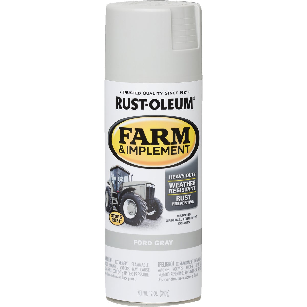 Rust-Oleum 12 Oz. Ford Gray Farm & Implement Spray Paint