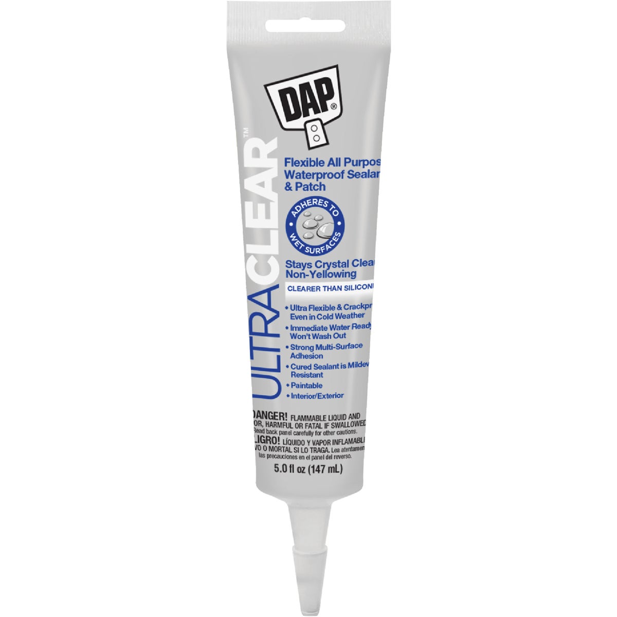 DAP Ultra 5 Oz. Flexible Elastomeric Sealant, Clear