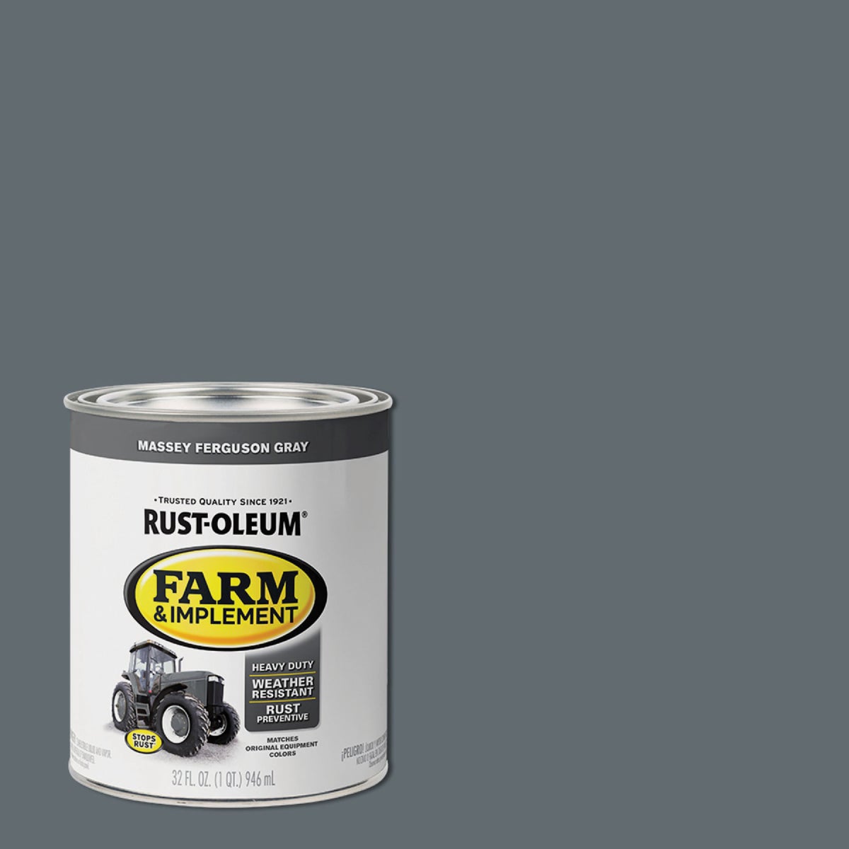 Rust-Oleum 1 Quart Massey Ferguson Gray Gloss Farm & Implement Enamel