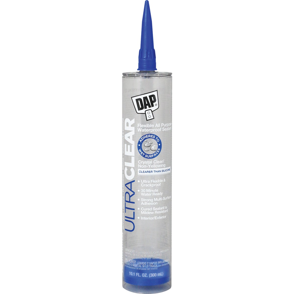 DAP Ultra Clear 10.1 Oz. Flexible Elastomeric Sealant, Clear