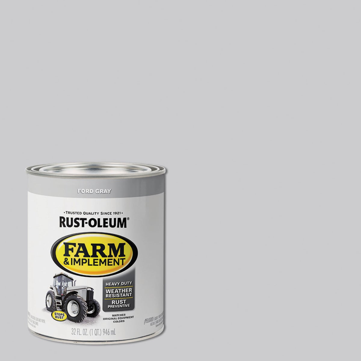 Rust-Oleum 1 Quart Ford Gray Gloss Farm & Implement Enamel