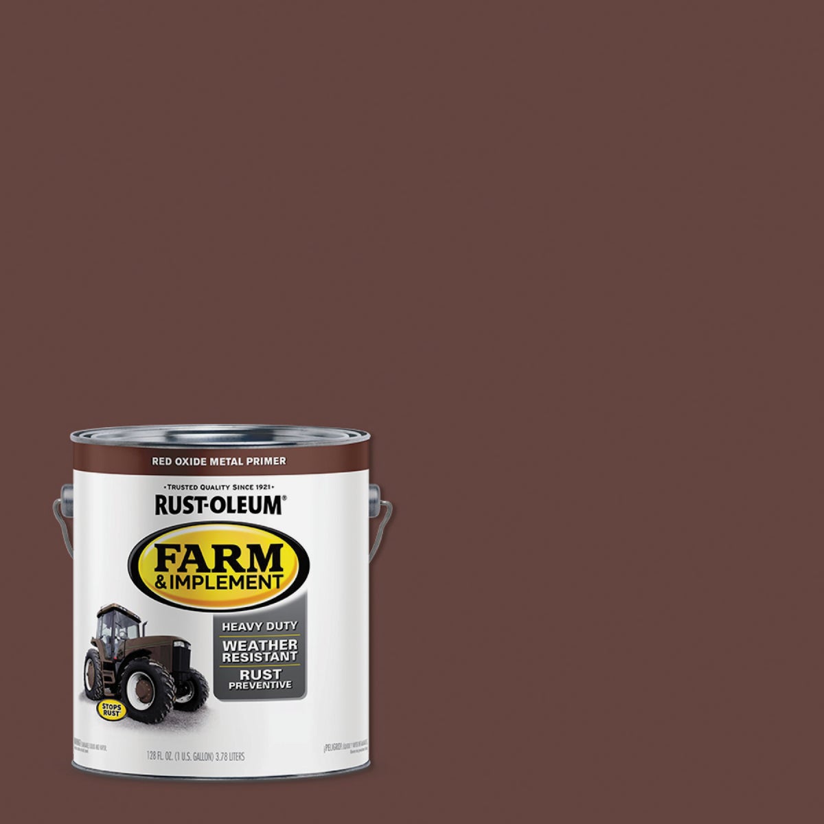 Rust-Oleum 1 Gallon Red Oxide Metal Primer Gloss Farm & Implement Enamel