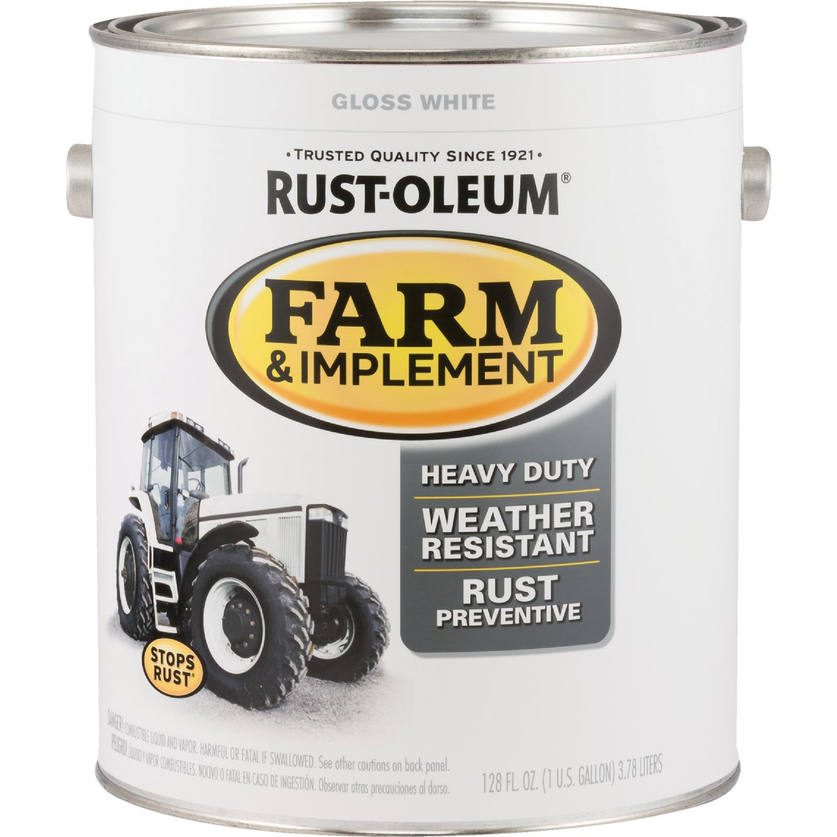 Rust-Oleum 1 Gallon White Gloss Farm & Implement Enamel