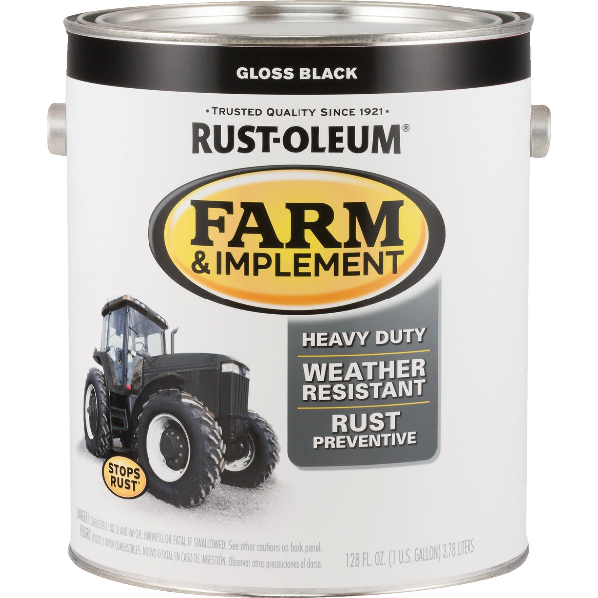 Rust-Oleum 1 Gallon Black Gloss Farm & Implement Enamel