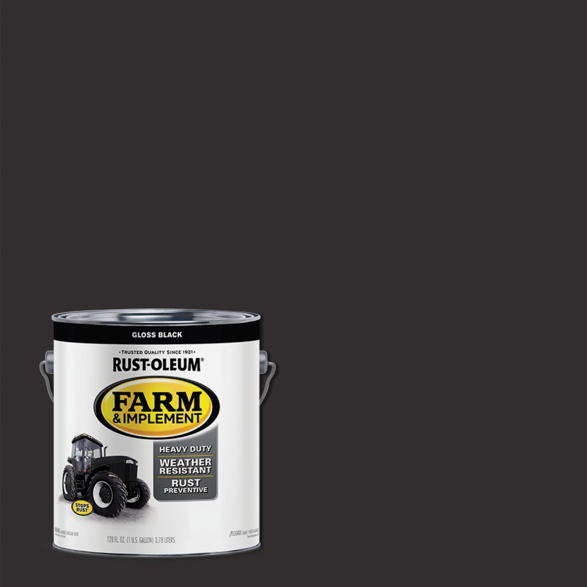 Rust-Oleum 1 Gallon Black Gloss Farm & Implement Enamel