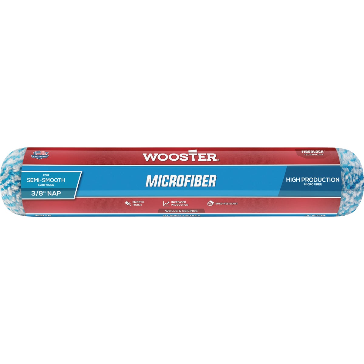 Wooster 14 In. x 3/8 In. Microfiber Roller Cover